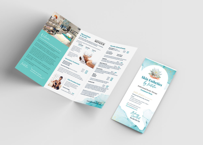 Skin Esthetics Tri-Fold Brochure
