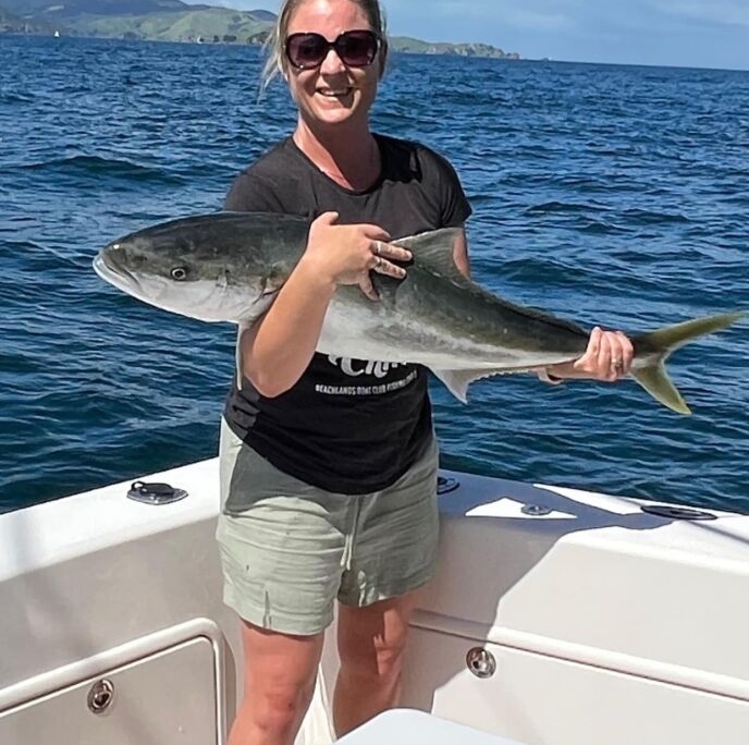 My first prize Kingie caught for the local fishing comp.